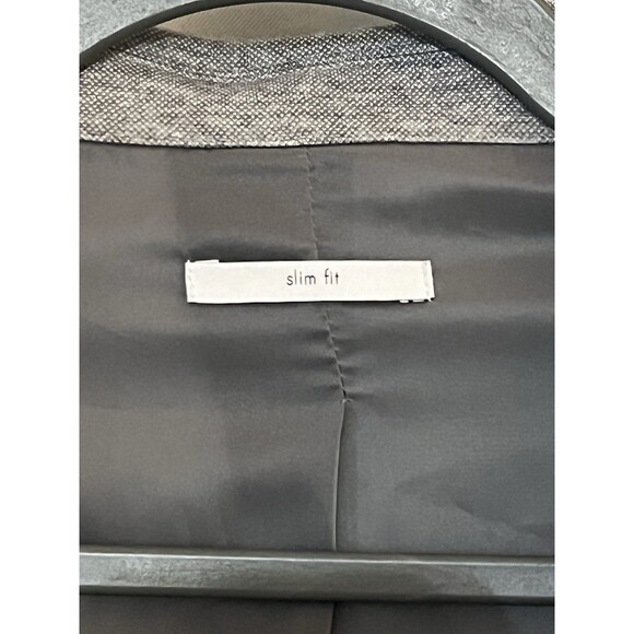 Calvin Klein Mens Blazer Jacket Gray Knit Casual Sport Coat Size L Single Button - Picture 7 of 14